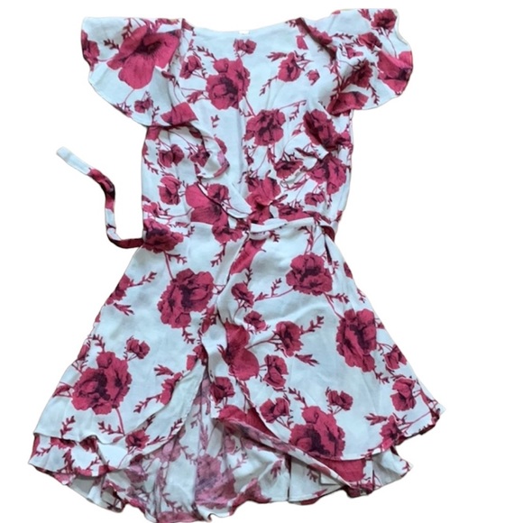 FREE PEOPLE French Quarter floral wrap mini dress - Picture 3 of 5